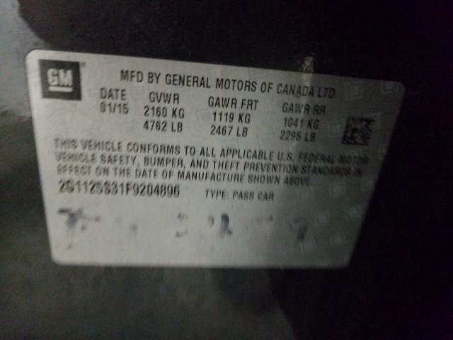 2015 CHEVROLET IMPALA LT 2G1125S31F9204896