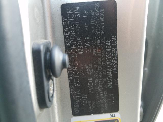 2013 KIA OPTIMA LX KNAGM4A72D5354646