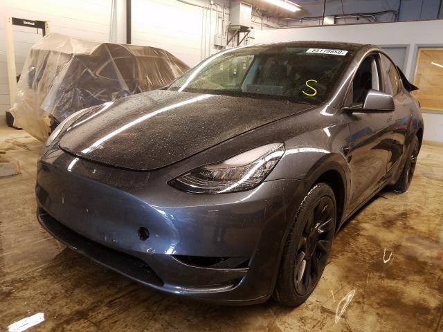 2020 TESLA MODEL Y 5YJYGDEE5LF038100