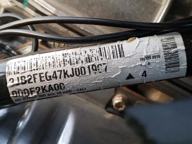 2019 CAN-AM RYKER 3JB2FEG47KJ001907