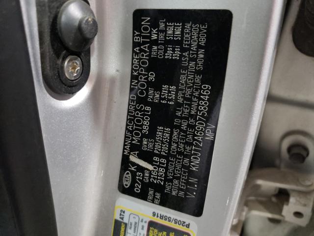 2013 KIA SOUL + KNDJT2A69D7588469