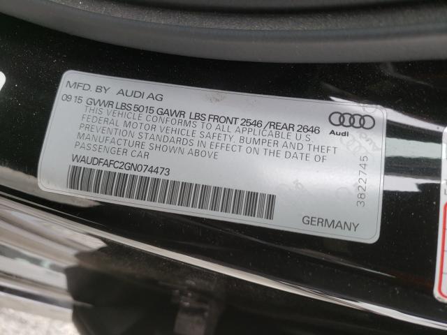 2016 AUDI A6 PREMIUM WAUDFAFC2GN074473