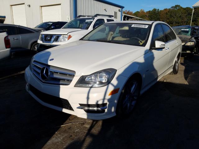 2012 MERCEDES-BENZ C 250 WDDGF4HB0CA629207