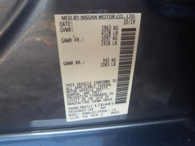 2020 NISSAN ALTIMA S 1N4BL4BV5LC176485