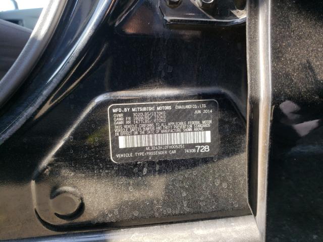 2015 MITSUBISHI MIRAGE DE ML32A3HJ2FH005251