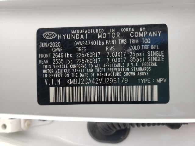 2021 HYUNDAI TUCSON SE KM8J2CA42MU296179