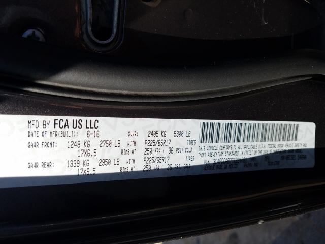 2016 DODGE JOURNEY SE 3C4PDCAB2GT224081
