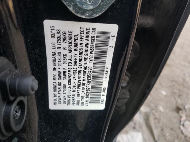 2015 HONDA CIVIC SE 19XFB2F73FE053490