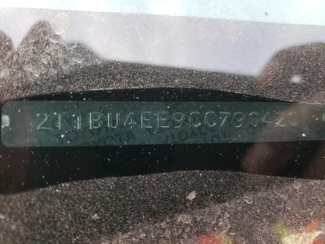 2012 TOYOTA COROLLA BA - 2T1BU4EE9CC790420
