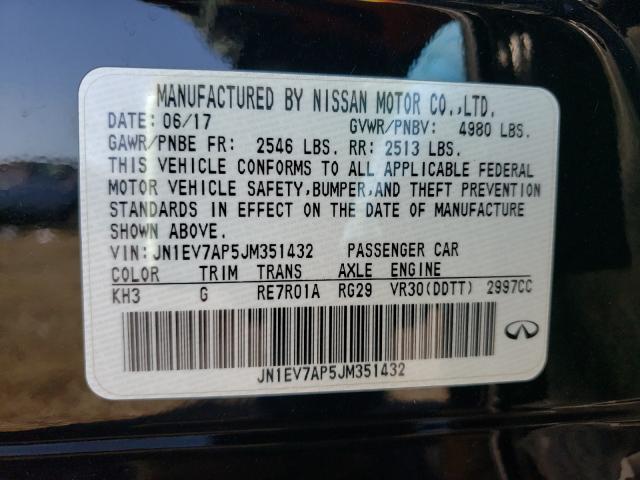 2018 INFINITI Q50 LUXE JN1EV7AP5JM351432