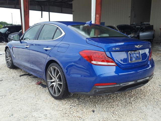 2019 GENESIS G70 PRESTI KMTG44LA5KU017016