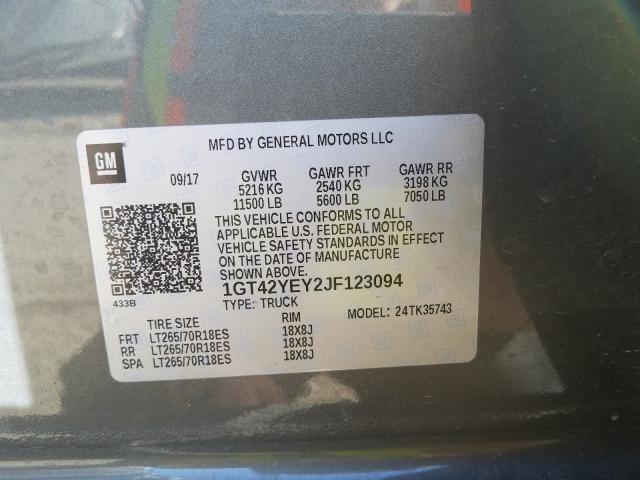 2018 GMC SIERRA K35 1GT42YEY2JF123094