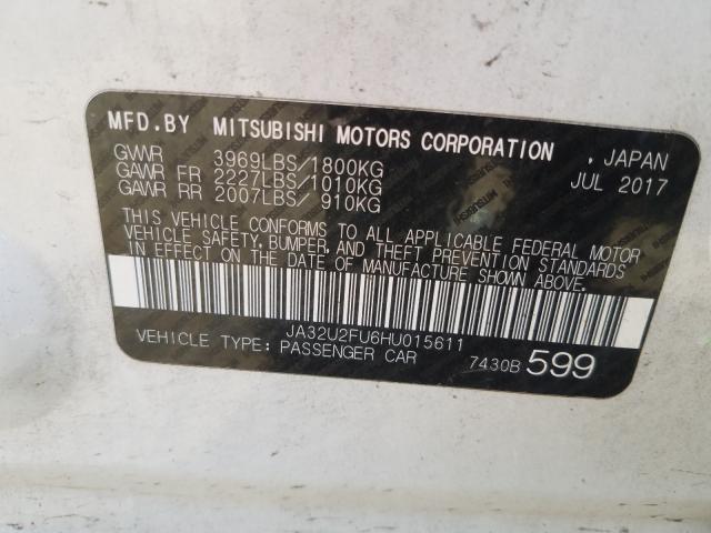 2017 MITSUBISHI LANCER ES JA32U2FU6HU015611