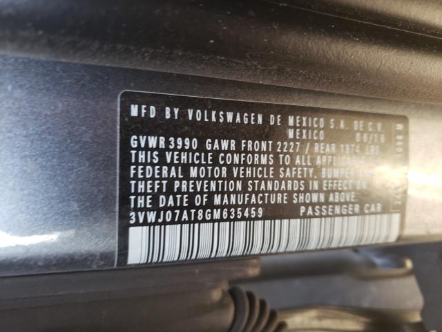 2016 VOLKSWAGEN BEETLE SE 3VWJ07AT8GM635459