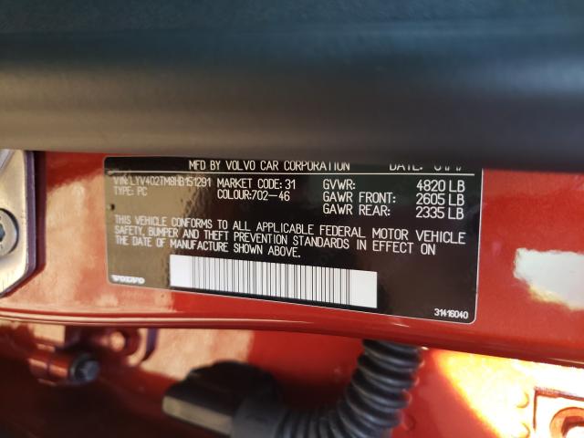 2017 VOLVO S60 PLATIN LYV402TM8HB151291