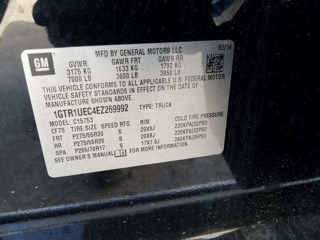 2014 GMC SIERRA C15 1GTR1UEC4EZ269992