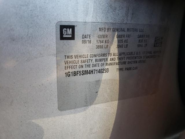 2017 CHEVROLET CRUZE PREM 1G1BF5SM4H7140293