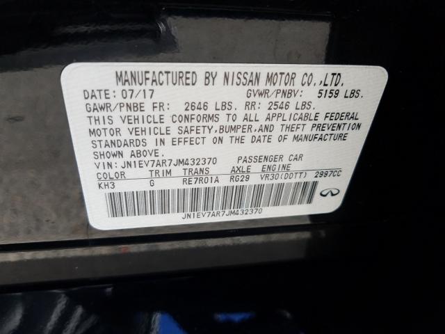 2018 INFINITI Q50 LUXE JN1EV7AR7JM432370