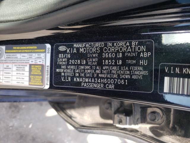 2017 KIA RIO LX KNADM4A34H6007061