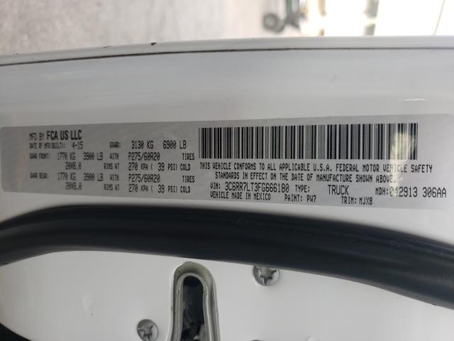2015 RAM 1500 SLT 3C6RR7LT3FG666180