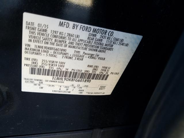 2015 LINCOLN MKS 1LNHL9DK8FG601890
