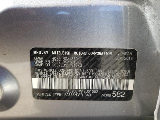 2014 MITSUBISHI LANCER GT JA32U8FW4EU010021