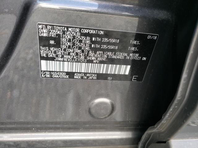 2018 TOYOTA RAV4 SE JTMNFREV2JJ171213