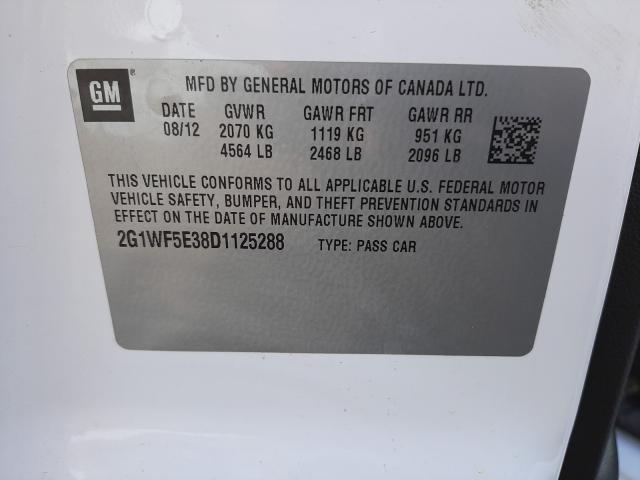 2013 CHEVROLET IMPALA LS 2G1WF5E38D1125288
