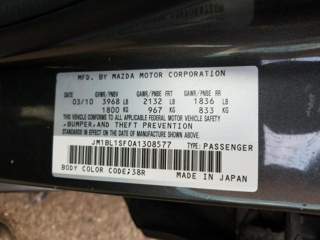 2010 MAZDA 3 I JM1BL1SF0A1308577
