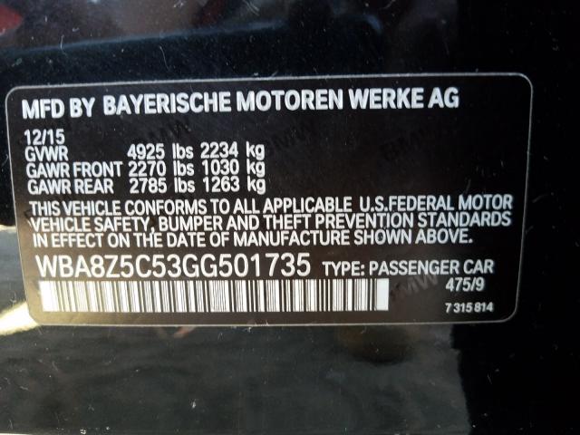 2016 BMW 328 XIGT S WBA8Z5C53GG501735