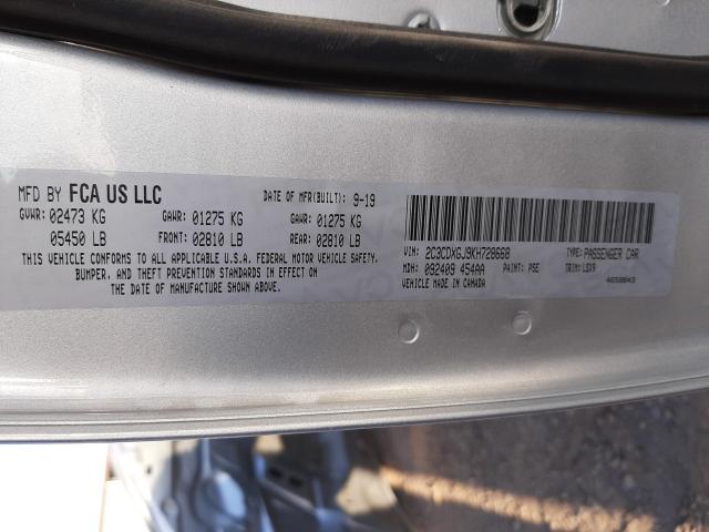2019 DODGE CHARGER SC 2C3CDXGJ9KH728668