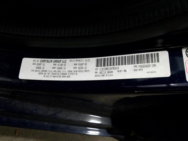 2013 CHRYSLER 200 TOURIN 1C3CCBBB1DN765018