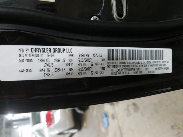 2014 JEEP PATRIOT LA 1C4NJRFB8ED855710