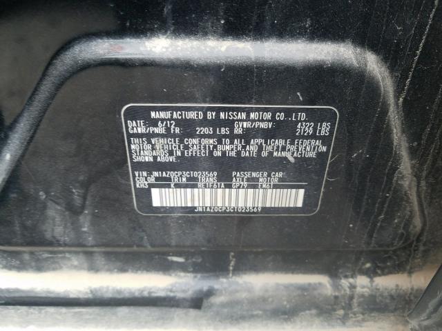 2012 NISSAN LEAF SV JN1AZ0CP3CT023569
