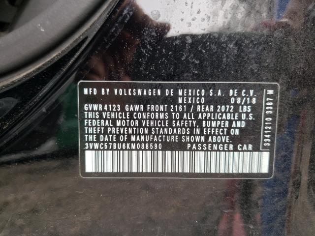 2019 VOLKSWAGEN JETTA S 3VWC57BU6KM088590