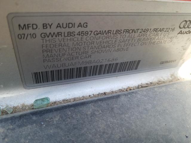 2011 AUDI A3 PREMIUM WAUBJAFM9BA021686