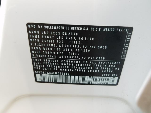 2020 VOLKSWAGEN TIGUAN SE 3VV3B7AX4LM063553