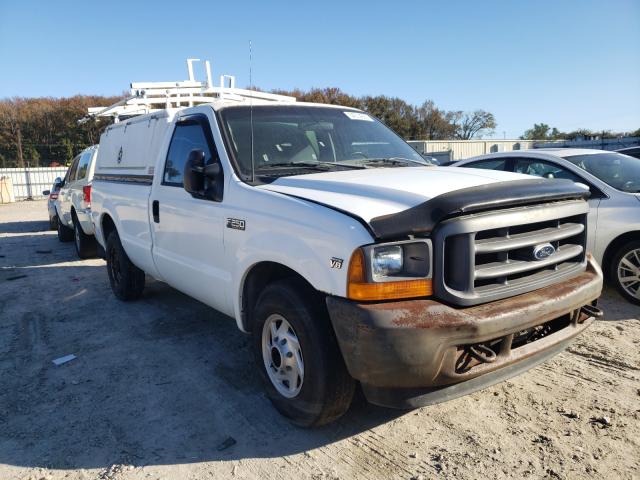 Salvage cars for sale from Copart Hampton, VA: 2001 Ford F250 Super