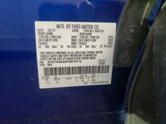 2015 FORD EDGE TITAN 2FMTK4K84FBB16712
