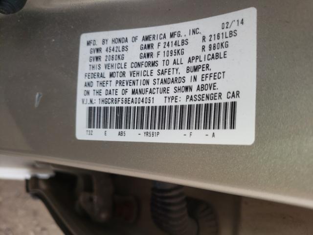 2014 HONDA ACCORD HYB 1HGCR6F58EA004051