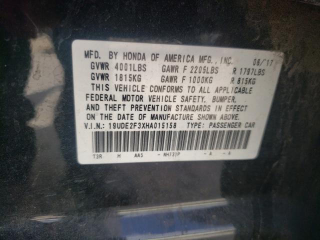 2017 ACURA ILX BASE W 19UDE2F3XHA015158