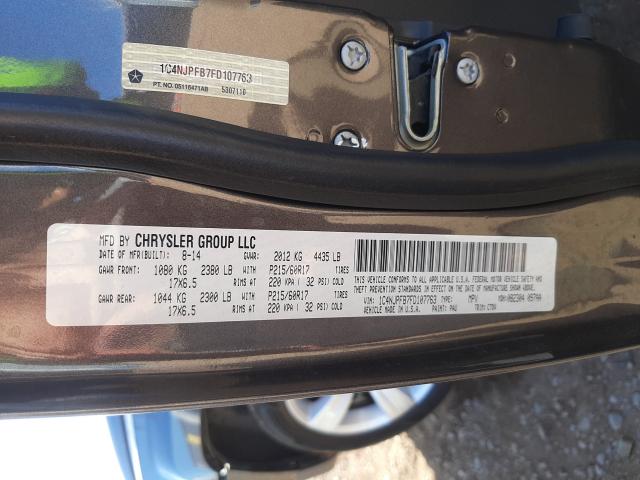2015 JEEP PATRIOT LA 1C4NJPFB7FD107763