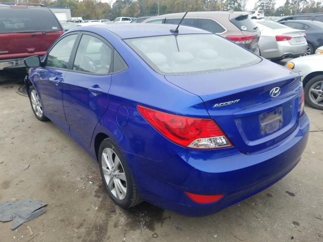2013 HYUNDAI ACCENT GLS KMHCU4AE7DU313236
