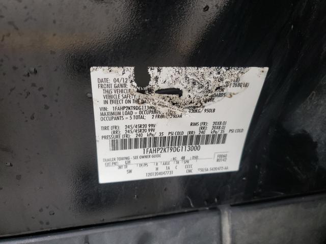 2013 FORD TAURUS SHO 1FAHP2KT9DG113000