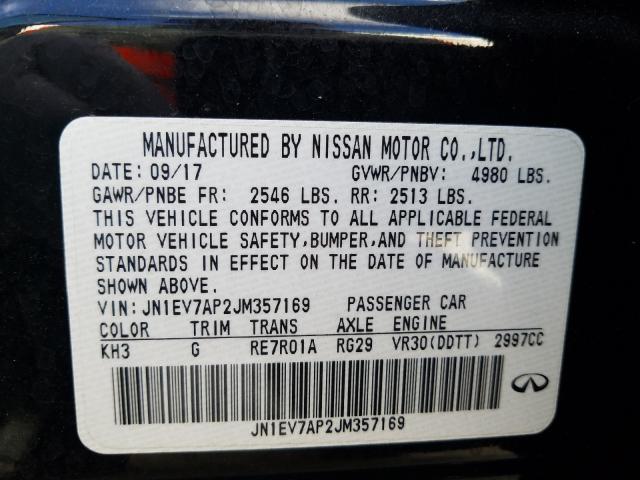 2018 INFINITI Q50 LUXE JN1EV7AP2JM357169