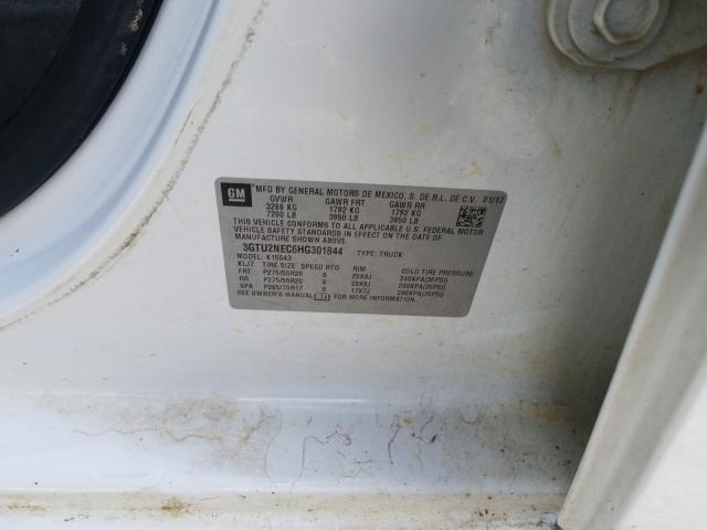 2017 GMC SIERRA K15 3GTU2NEC6HG301844
