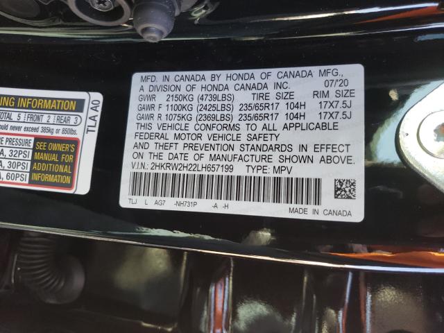 2020 HONDA CR-V LX 2HKRW2H22LH657199
