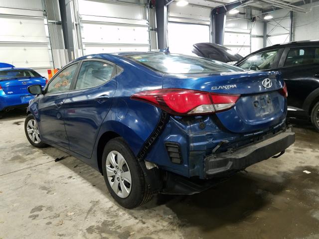 2016 HYUNDAI ELANTRA SE KMHDH4AE1GU637117
