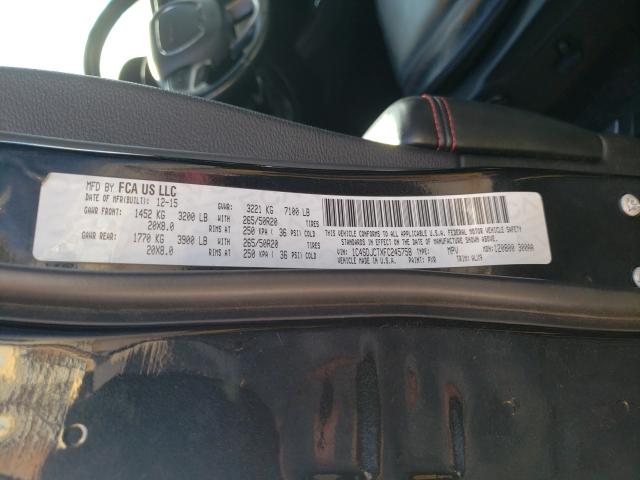 2015 DODGE DURANGO RT 1C4SDJCTXFC245758