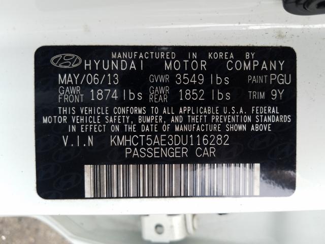 2013 HYUNDAI ACCENT GLS KMHCT5AE3DU116282
